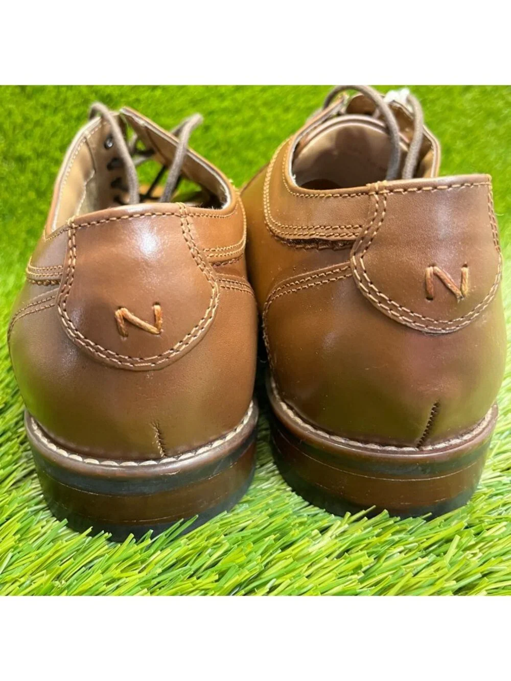 Nunn Bush Westwood Mens Size 10 Brown Classic Cap Toe Oxford Dress Shoes